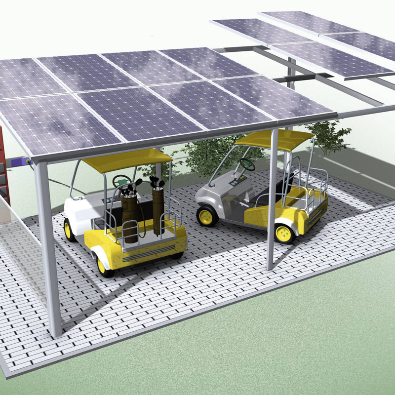 Produttore di rack per pannelli solari per posto auto coperto regolabile
