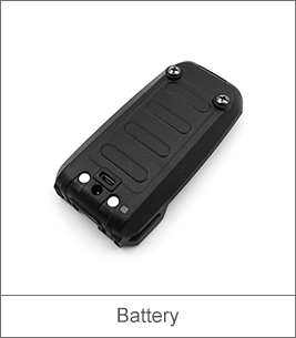 Batteria per radio bidirezionale portatile