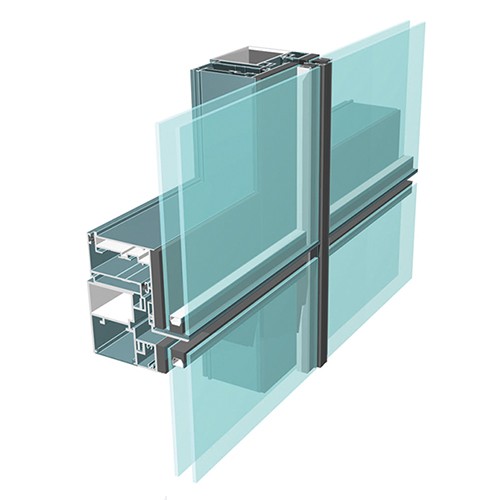 Sistema per esterni di edifici Sistemi per facciate continue in alluminio
