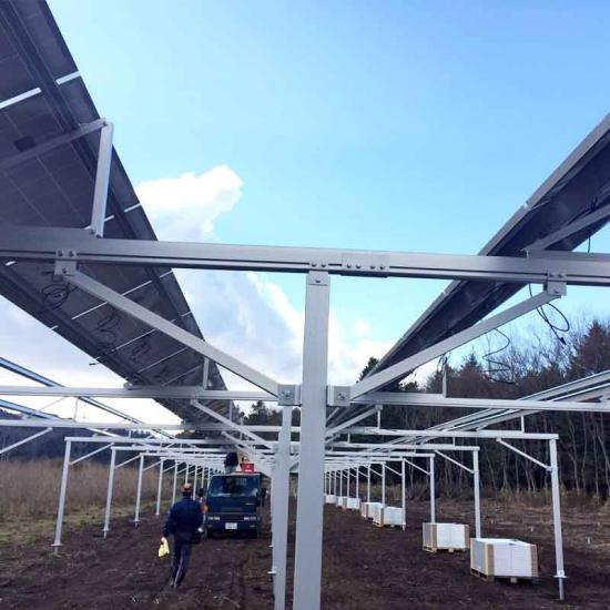 Agricoltura Sistemi di montaggio per fattorie solari Fattoria a energia solare
