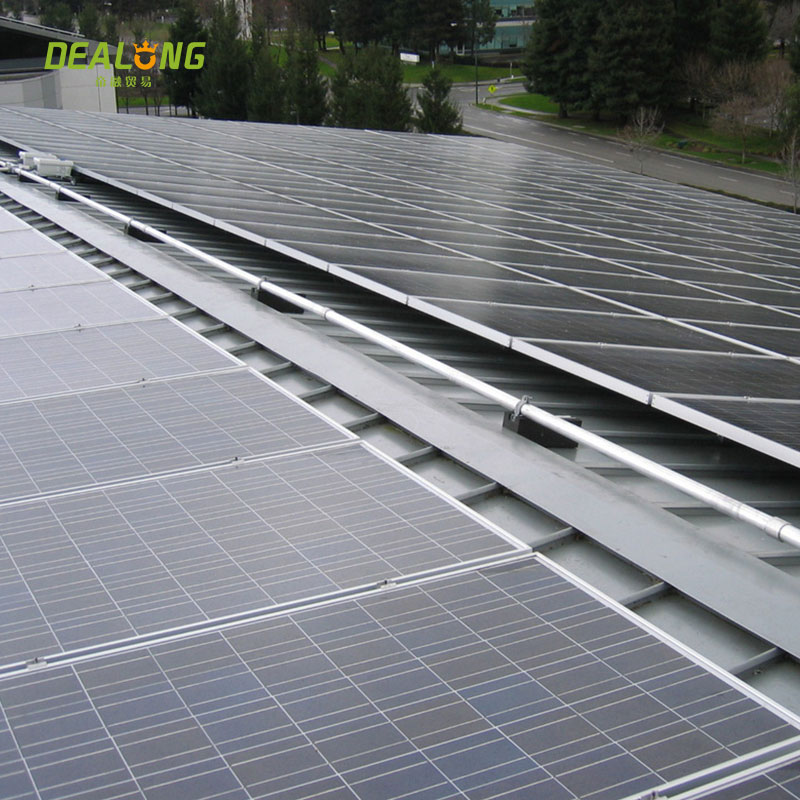 Supporti per tetto a pannello solare per tetto in lamiera metallica
