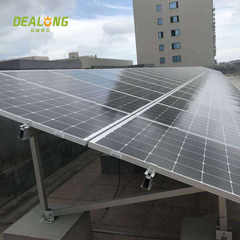 Supporti da tetto per pannelli solari per soluzione di inclinazione zavorrata