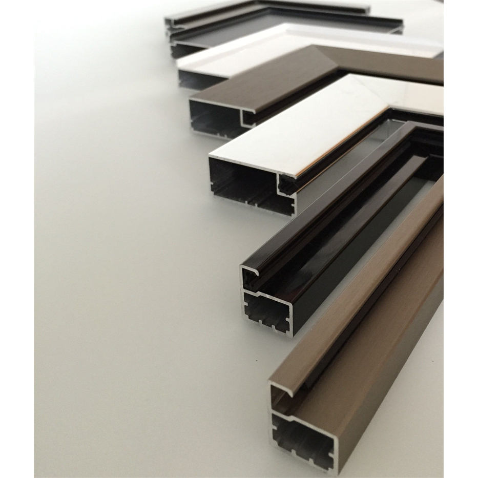 Profili in alluminio da costruzione personalizzati per facciate continue per porte finestre in alluminio
