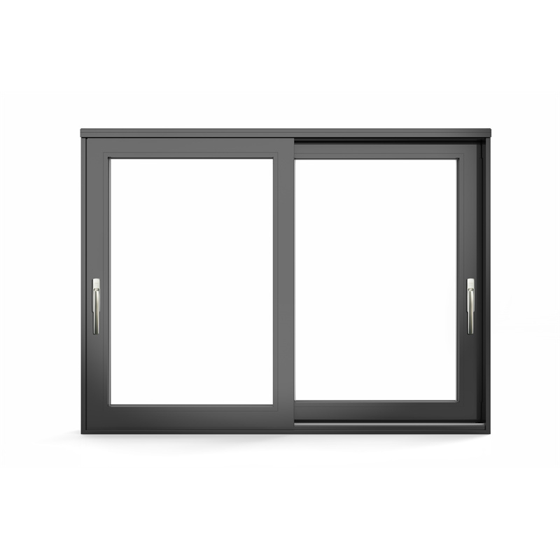 HSD190 Porta scorrevole in alluminio resistente per edifici commerciali Porta scorrevole classica in alluminio
