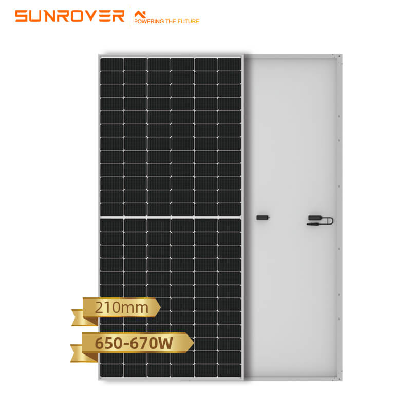 Pannelli solari mono 650W 655W 660W 665W 670W pannello solare per la casa
