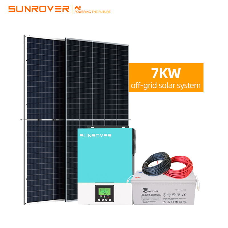 Sistema completo completo di pannelli solari da 7KW fuori rete
