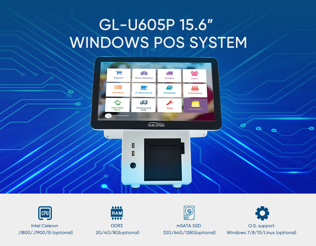 touch screen pos registratore di cassa