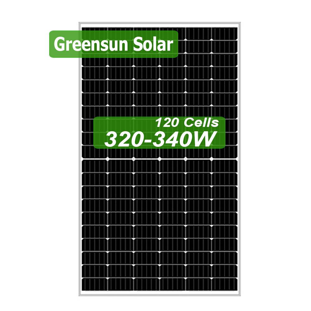 Moduli fotovoltaici mono pannello 320w 325w 330w 335w 340w 5BB tagliati a metà 120 celle
