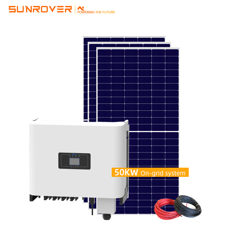 Installazione facile Sistema di energia solare da 50 KW su griglia

