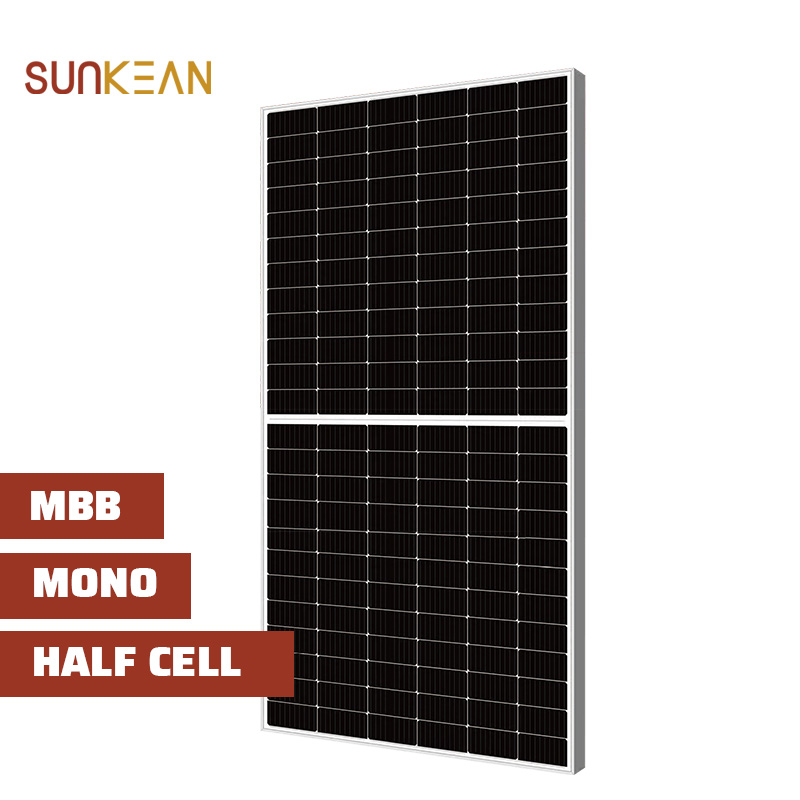 Pannello solare MBB Perc 144Cells 182mm a metà taglio 550W Moduli monocristallini fotovoltaici
