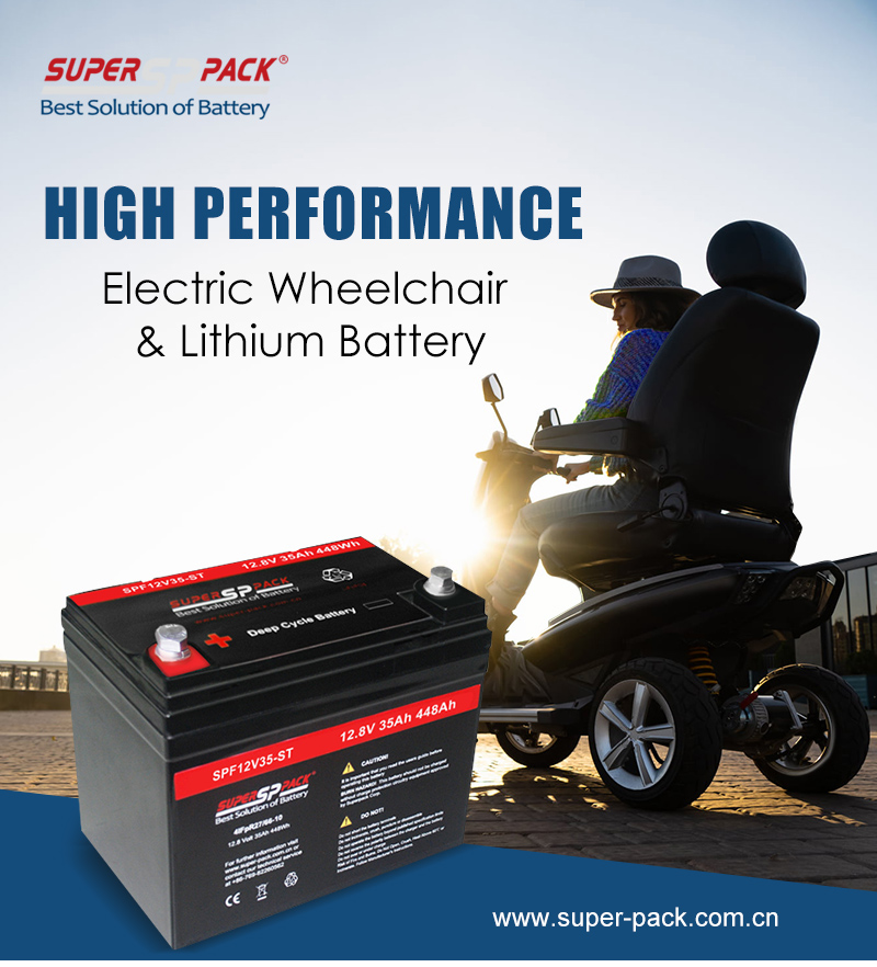 Superpack Lithium 12V35Ah Mobility Scooter Batteria