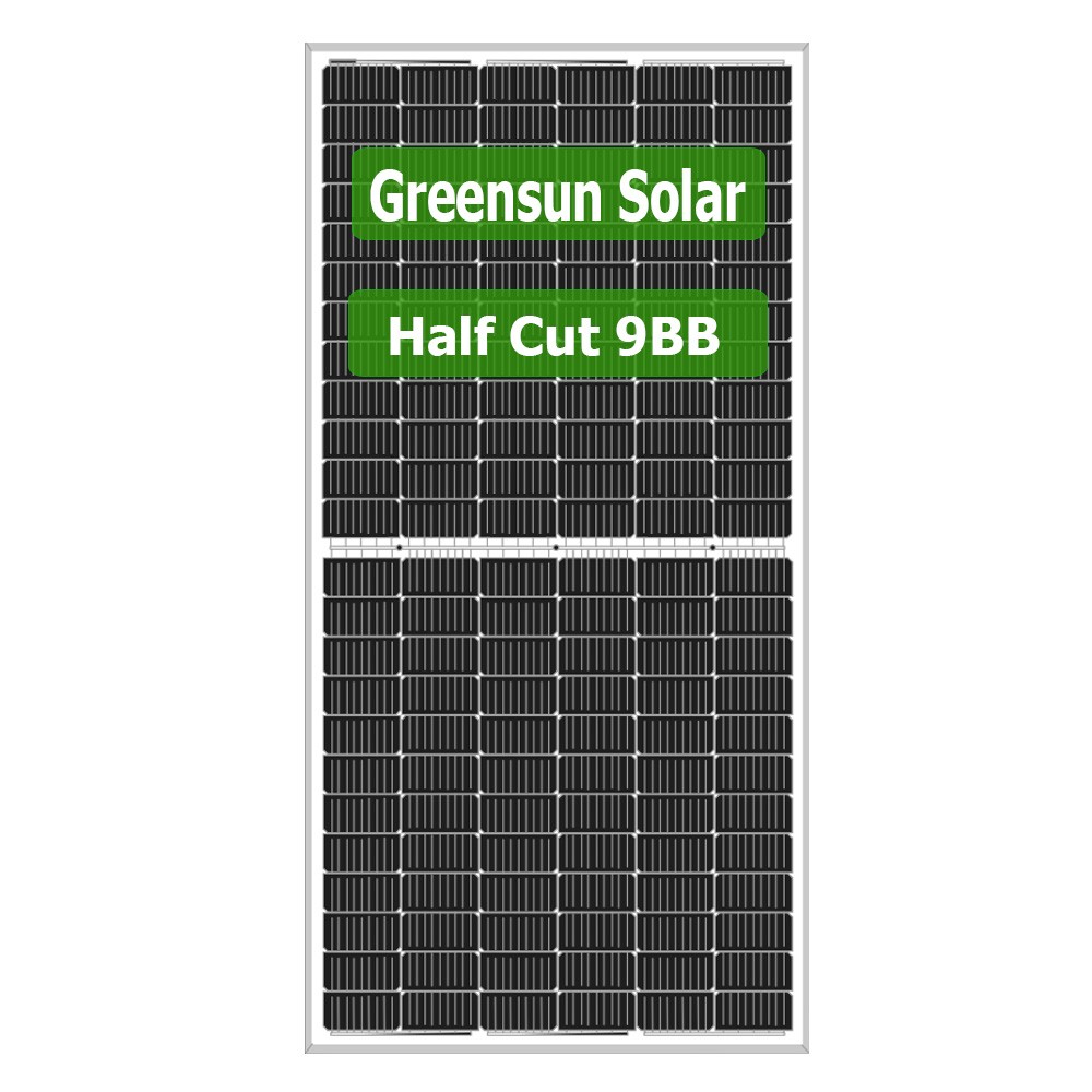 9BB Pannelli solari tagliati a metà 420W 430W 440W 450W Moduli solari 144 celle monocristallino
