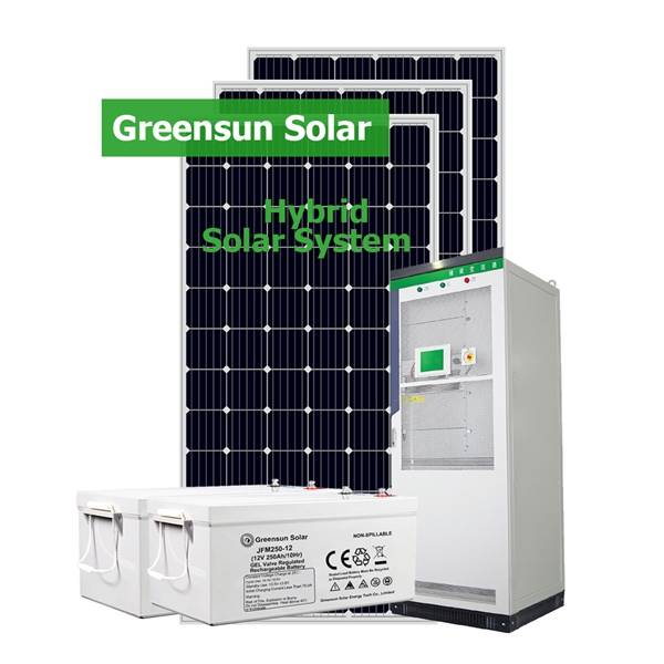 Sistema di energia solare ibrido 30KW 50KW 100KW Stazione di sistemi solari a energia di accumulo
