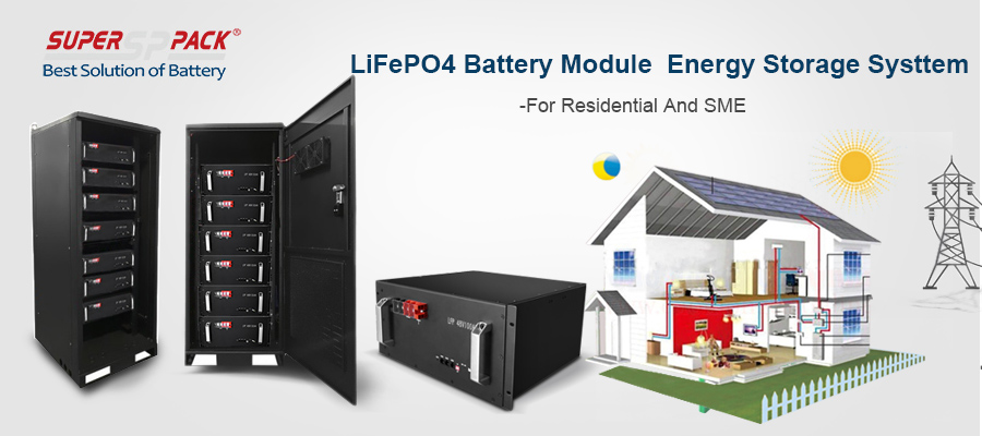 Sistema di accumulo di energia del modulo batteria LiFePO4