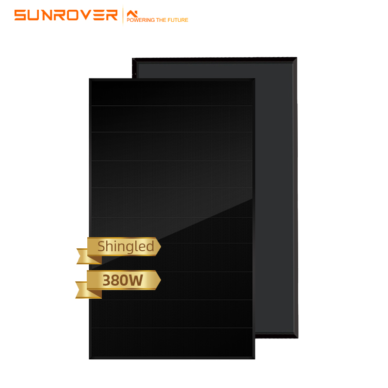 Teir 1 Modulo fotovoltaico di alimentazione Full Black 375w 380w 410W 415w Pannelli solari a scandole
