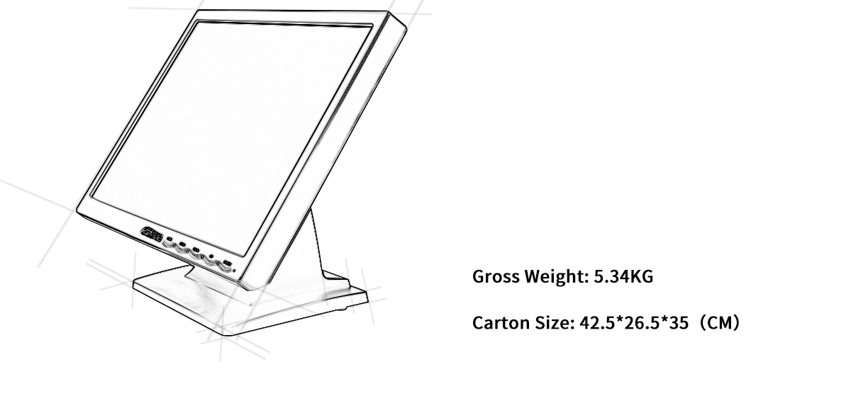 Monitor touch OEM per POS