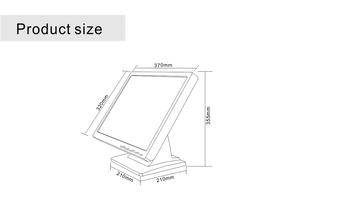 schermo LCD touch