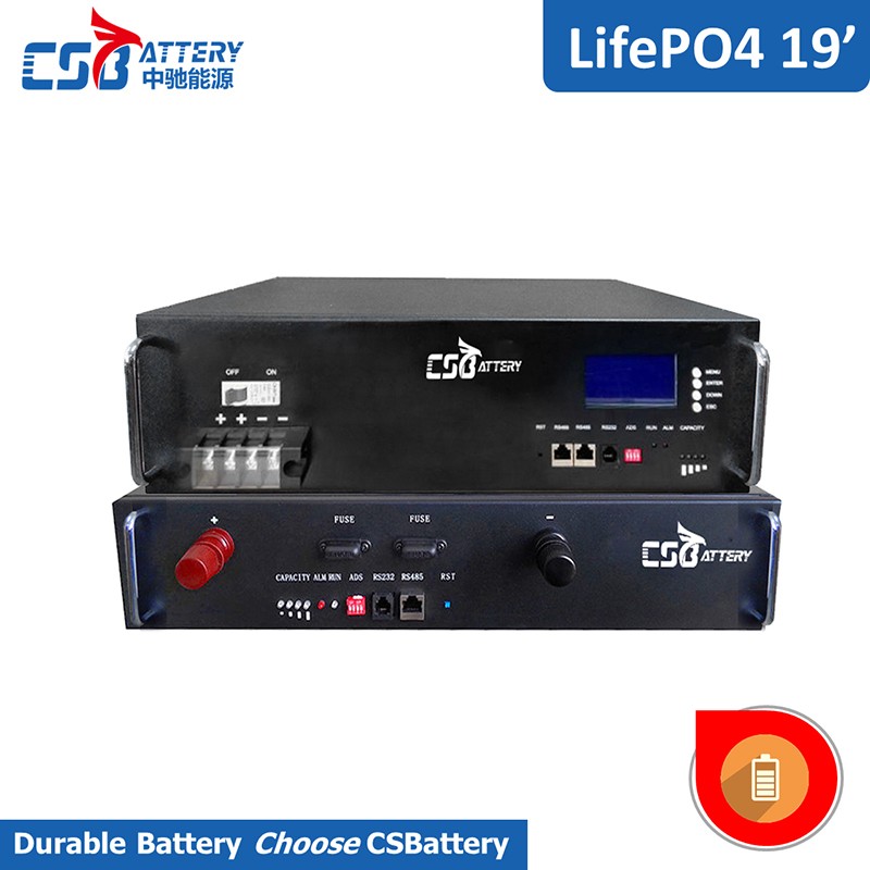 Batterie LifePO4 per 19'Rack
