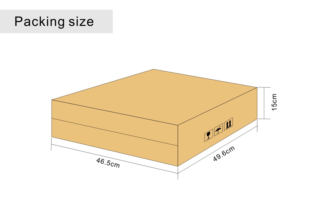 Dimensioni di imballaggio dei cassetti contanti con pallet portamonete rimovibili