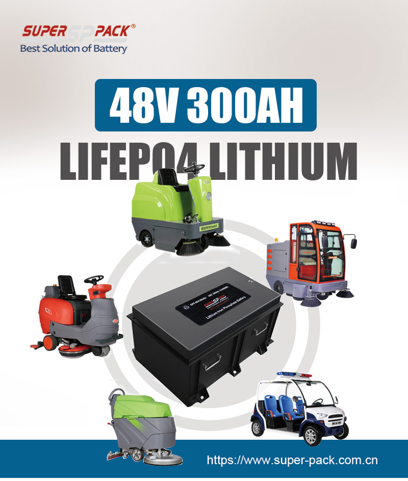 Superpack 48V 300Ah Attrezzatura per la pulizia lifepo4