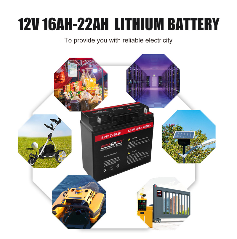 Batteria al litio Superpack 12v-22Ah