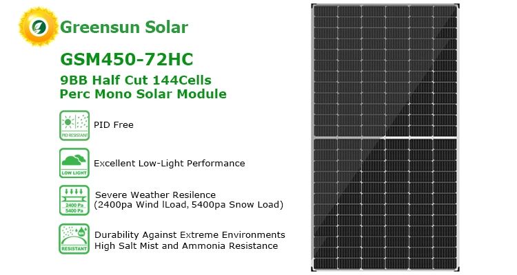 Pannello solare da 450w