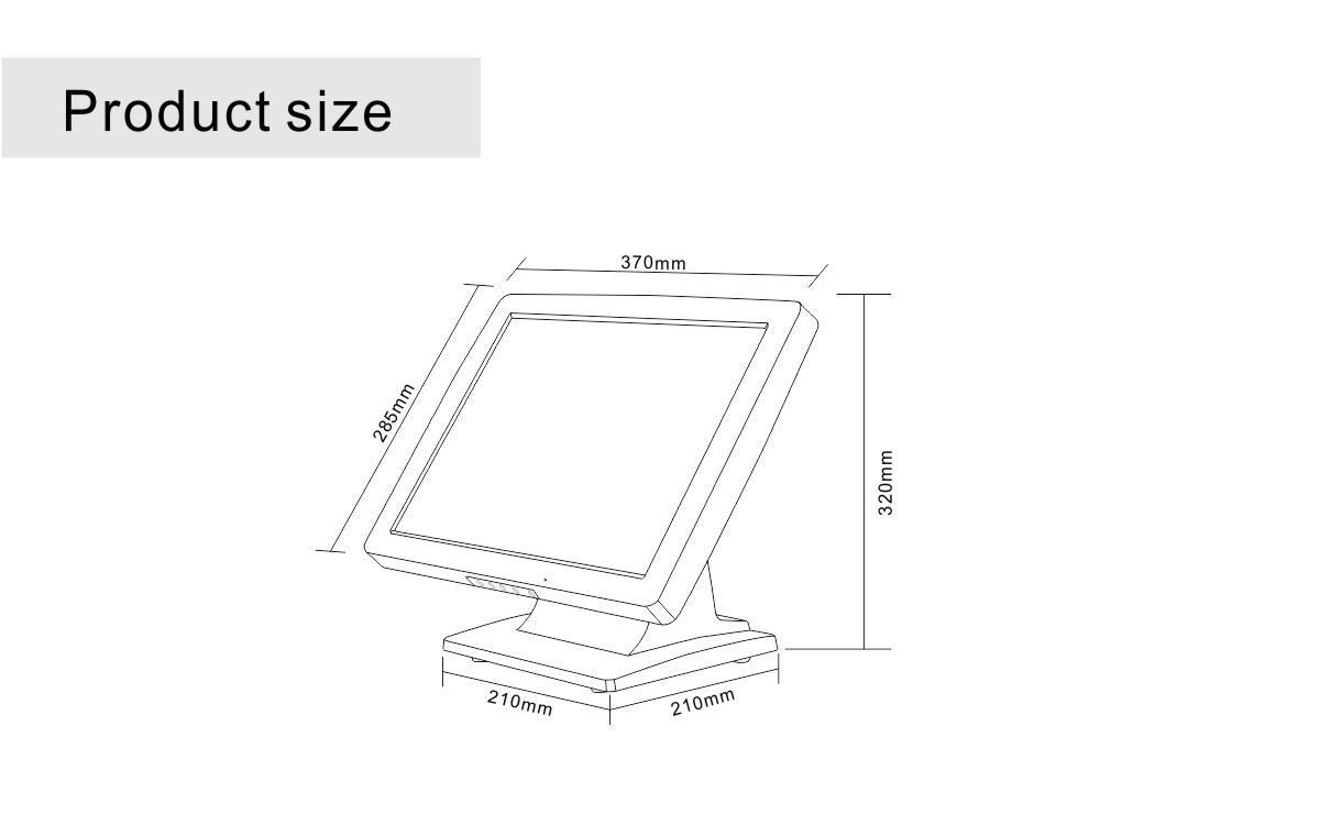 touch LCD per POS