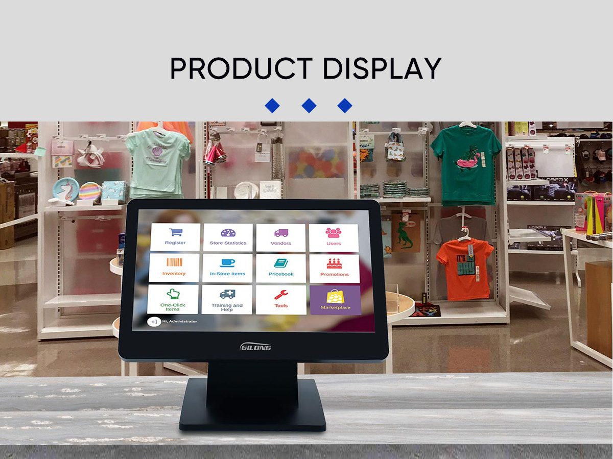 Display touch da 15,6 pollici