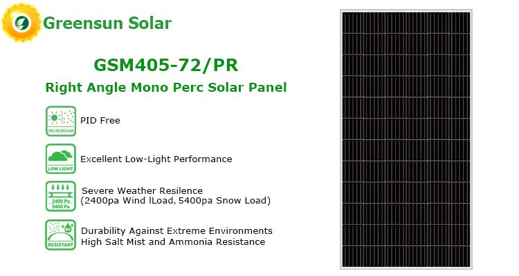 Pannello solare 400w 72 celle