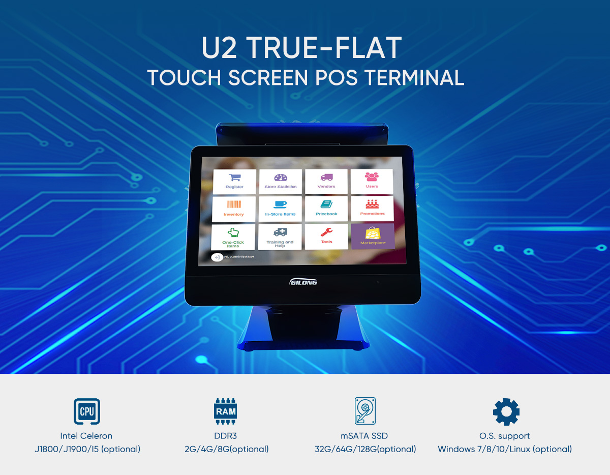 touch screen linux pos