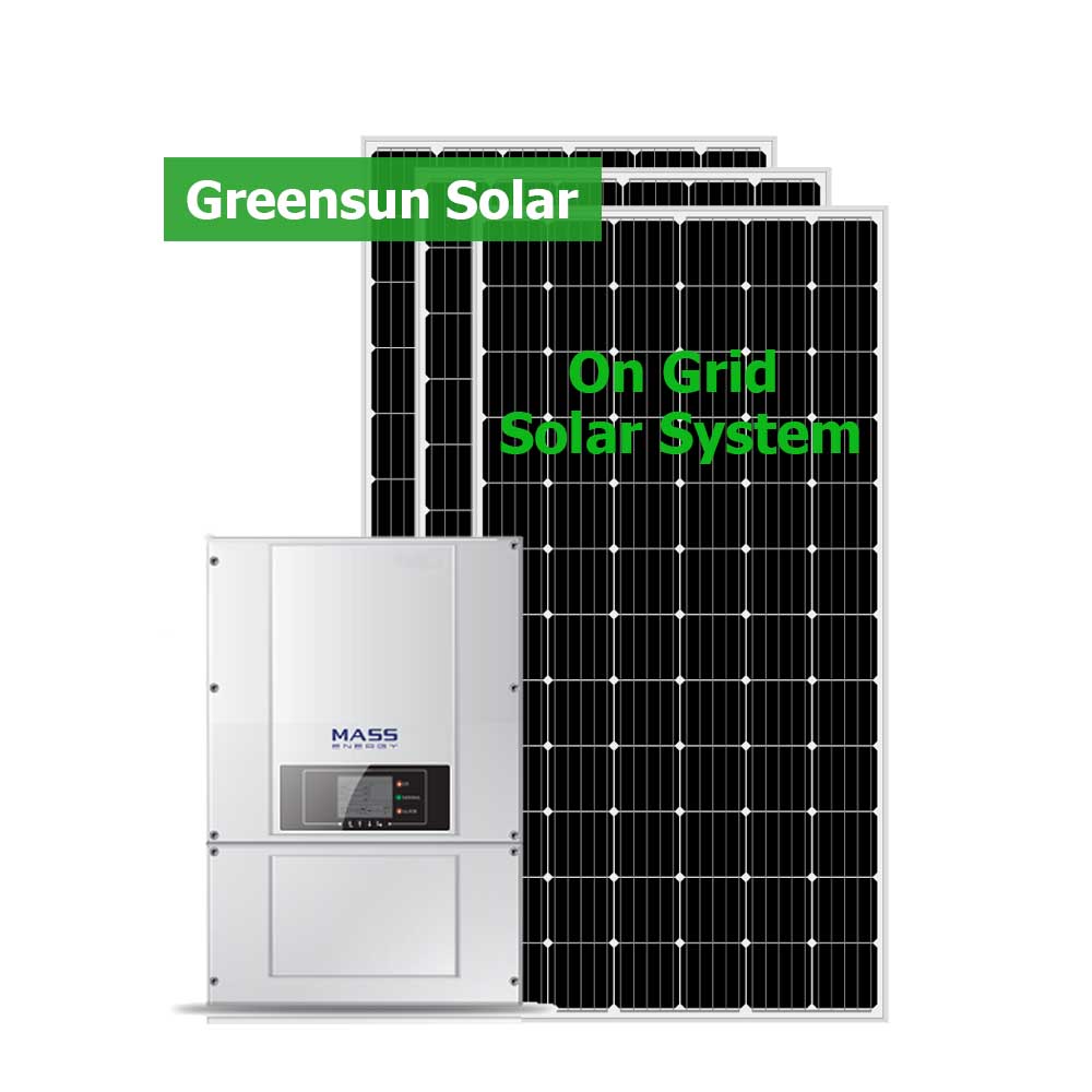 Sulla griglia 12KW 15KW 20KW Sistemi a energia solare domestica Griglia legata al sistema a energia solare 10KW
