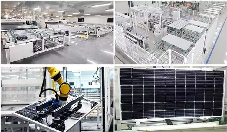 produzione di pannelli solari