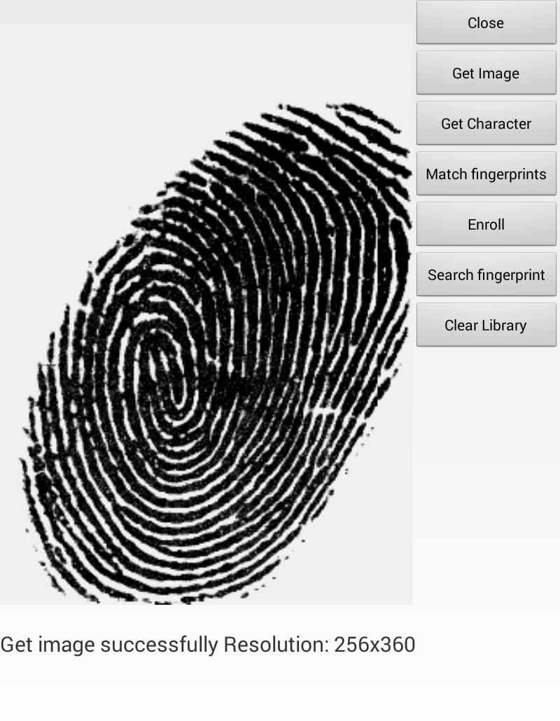 Sensore di impronte digitali certificato FBI