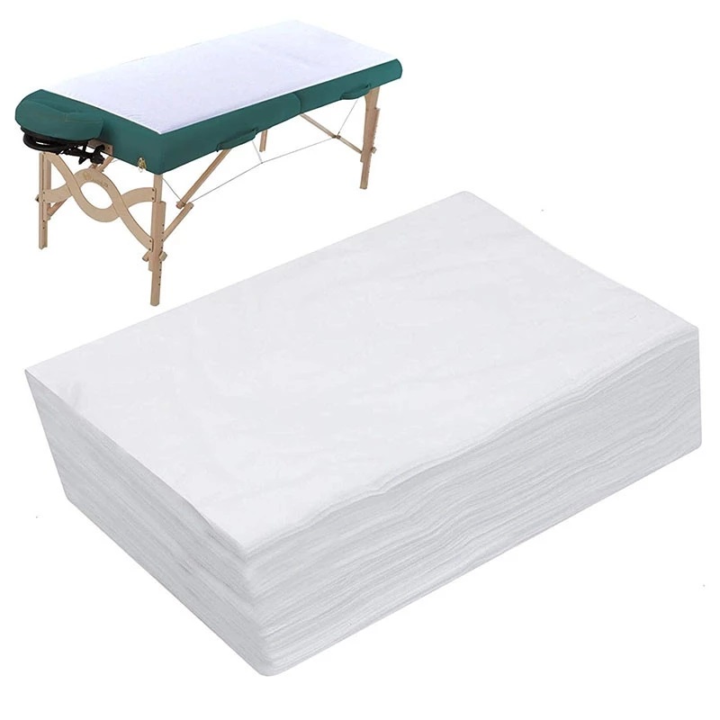 Lenzuola per lettino spa Lenzuolo per lettino da massaggio usa e getta Copriletto impermeabile Tessuto non tessuto 180 x 80 CM
