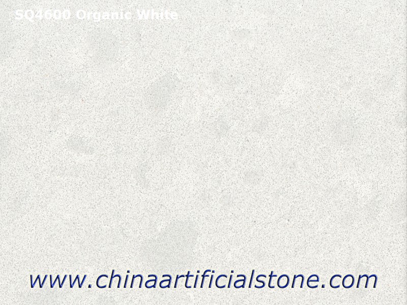Lastre di pietra di quarzo bianco organico
