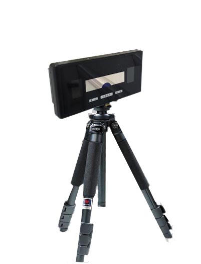 Scanner IRIS biometrico binoculare portatile a doppia fotocamera USB portatile ad alta precisione per le elezioni
