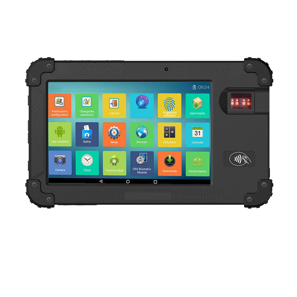 Tablet PDA Android IRIS robusto certificato 4G FBI per autenticazione governativa
