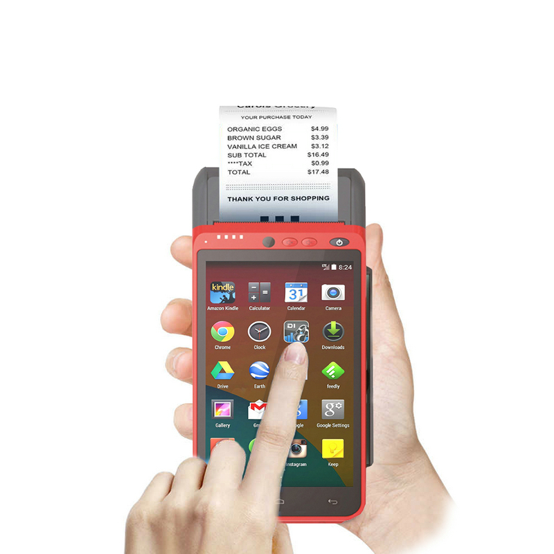 Terminale di pagamento Pos Android con macchina per carte Smart Paytm portatile
