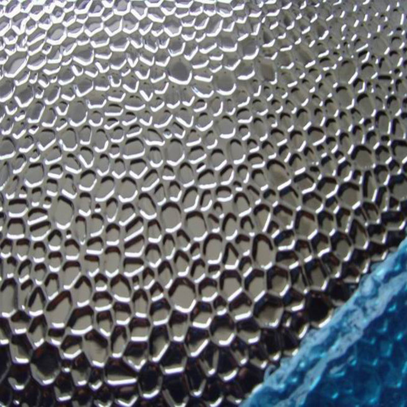 Bobina/foglio di alluminio goffrato utilizzato per coperture metalliche
