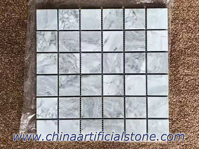 Piastrelle per Mosaici Quadrati Super White Dolomite