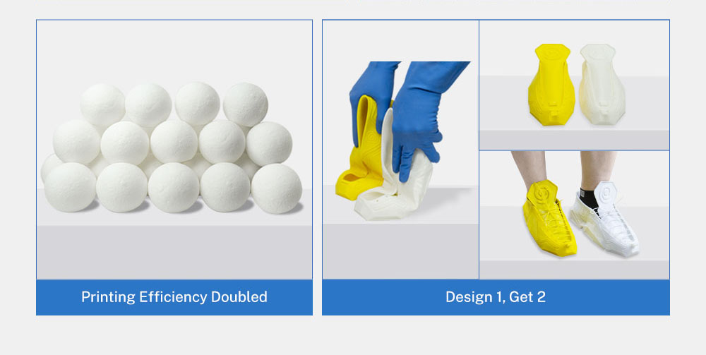 Doppia produttività del sistema di stampa 3D DMP