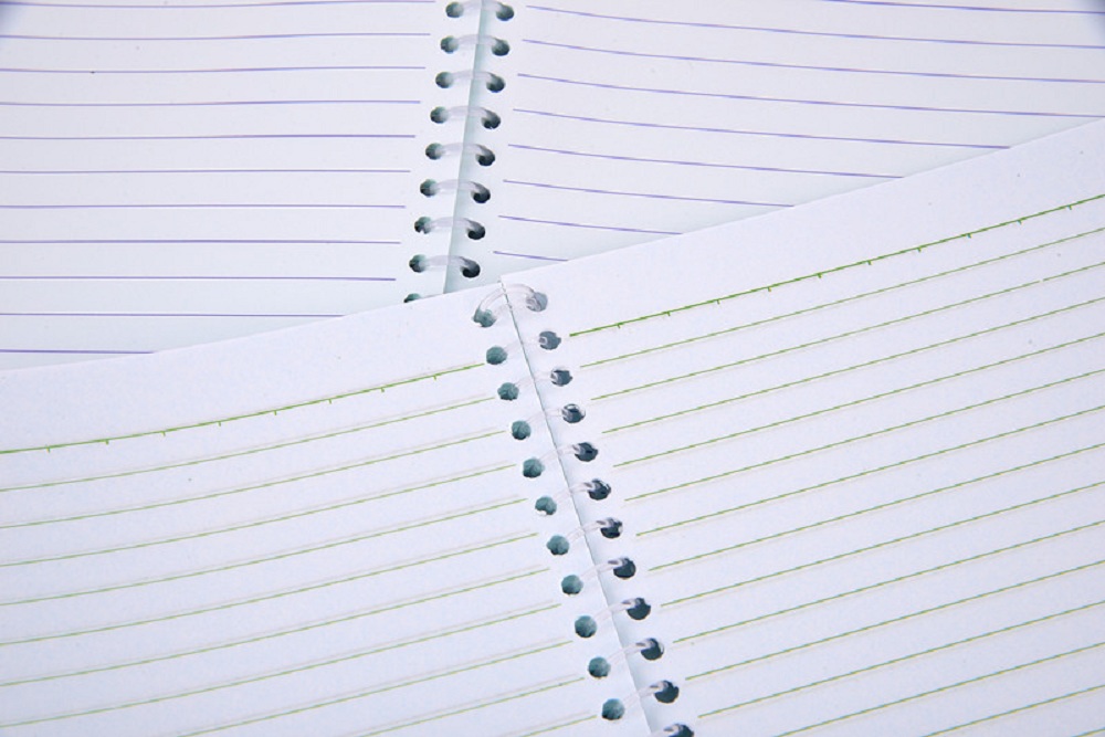 Notebook per camera bianca ESD con rilegatura a spirale senza pelucchi