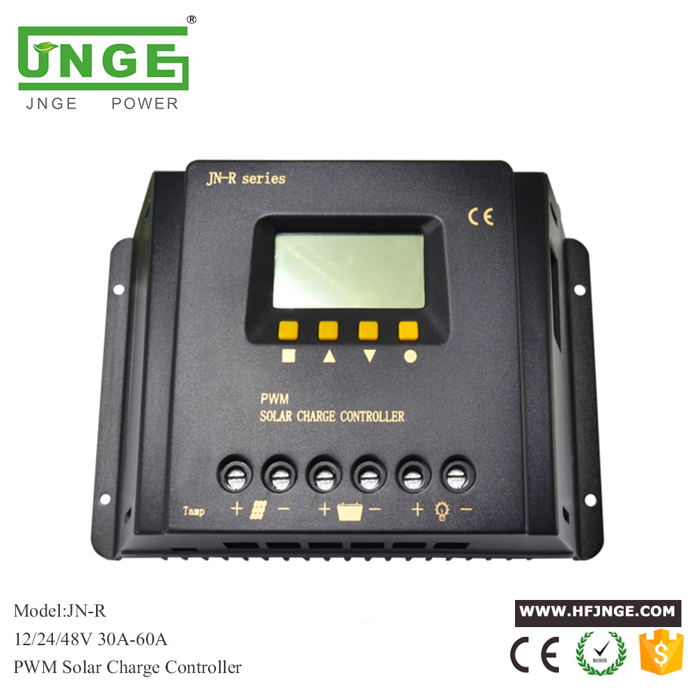 Display LCD del regolatore di carica solare automatico della serie JN-R 30amp 40amp 50amp 60amp 12v 24v 48v
