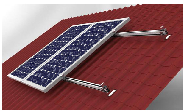 Staffe di montaggio solare per tetti in tegole