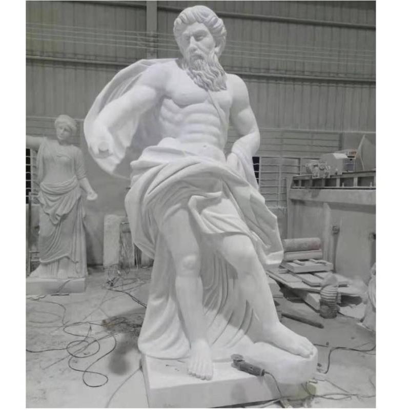 Statua Di Dio Del Mare Grecia
