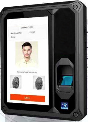 AADHAAR STQC Certified 7 pollici 3G Android biometrico impronte digitali presenze macchina

