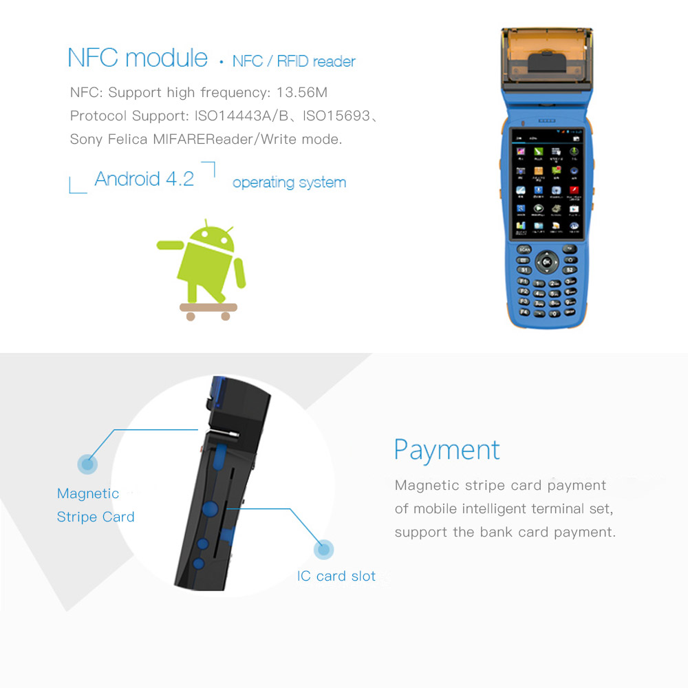 Dispositivi Android NFC palmari 3G