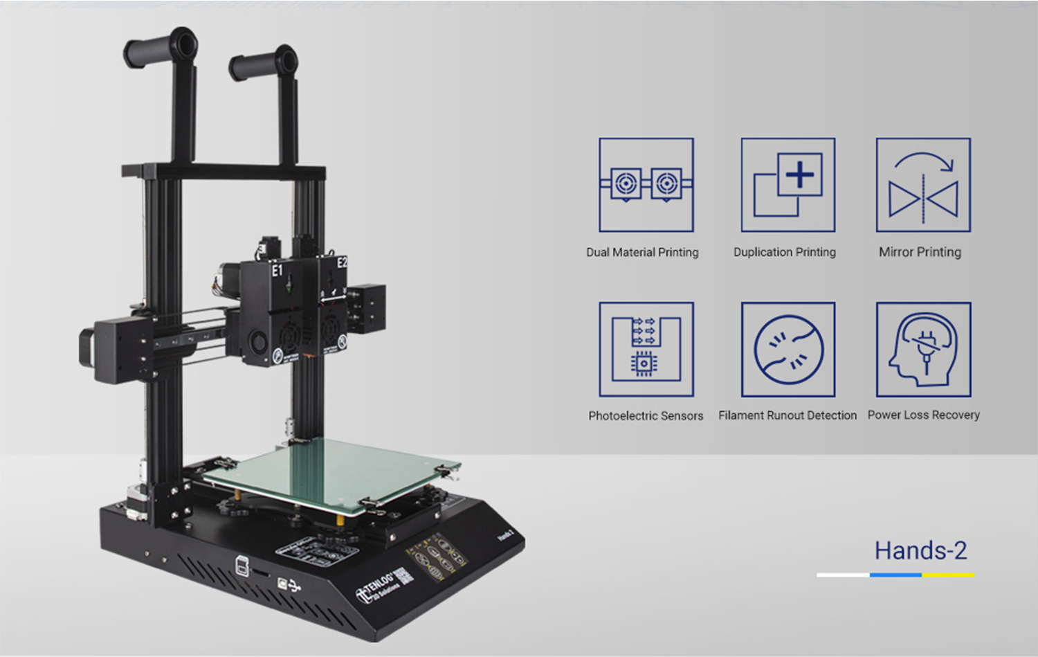 TENLOG Hands 2 Funzione stampante 3D DMP