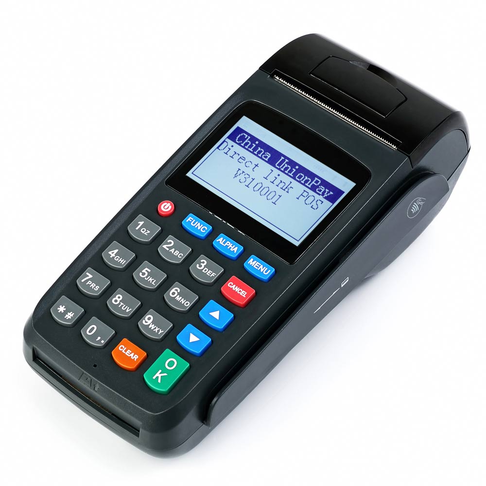 Stampante portatile portatile EFT Pos Swipe Machine integrata per banche
