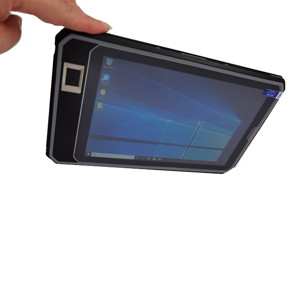 Tablet PC con impronte digitali biometriche Intel Education da 10 pollici IP68 robusto 4G Windows
